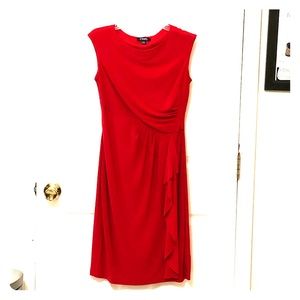 A flattering stretch knit dress by CHAPS.